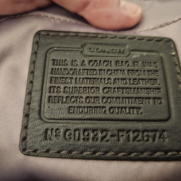 Coach Brown Signature Zoe Hobo Purse EUC! F12674 - Picture 12 of 16